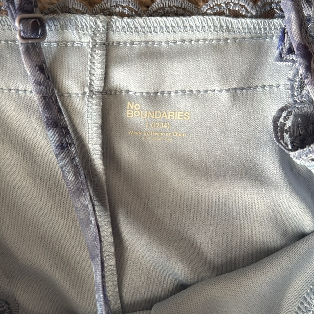 No Boundaries Gray Lace Dress - Picture 2 of 3